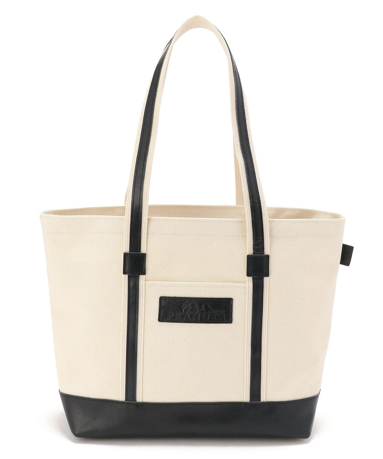 SNOOPY LEATHER COLLECTION/スヌーピーレザーコレクション/レザー×キャンバス トートバッグ L