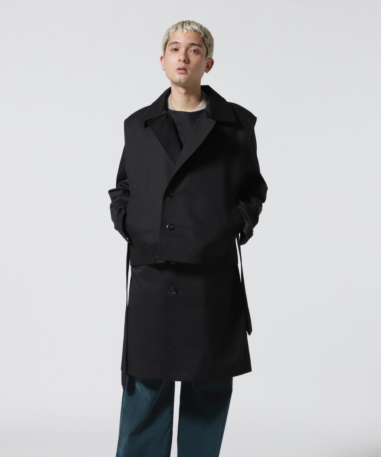 Toironier/ToironierxDickies Layered Trench Coat