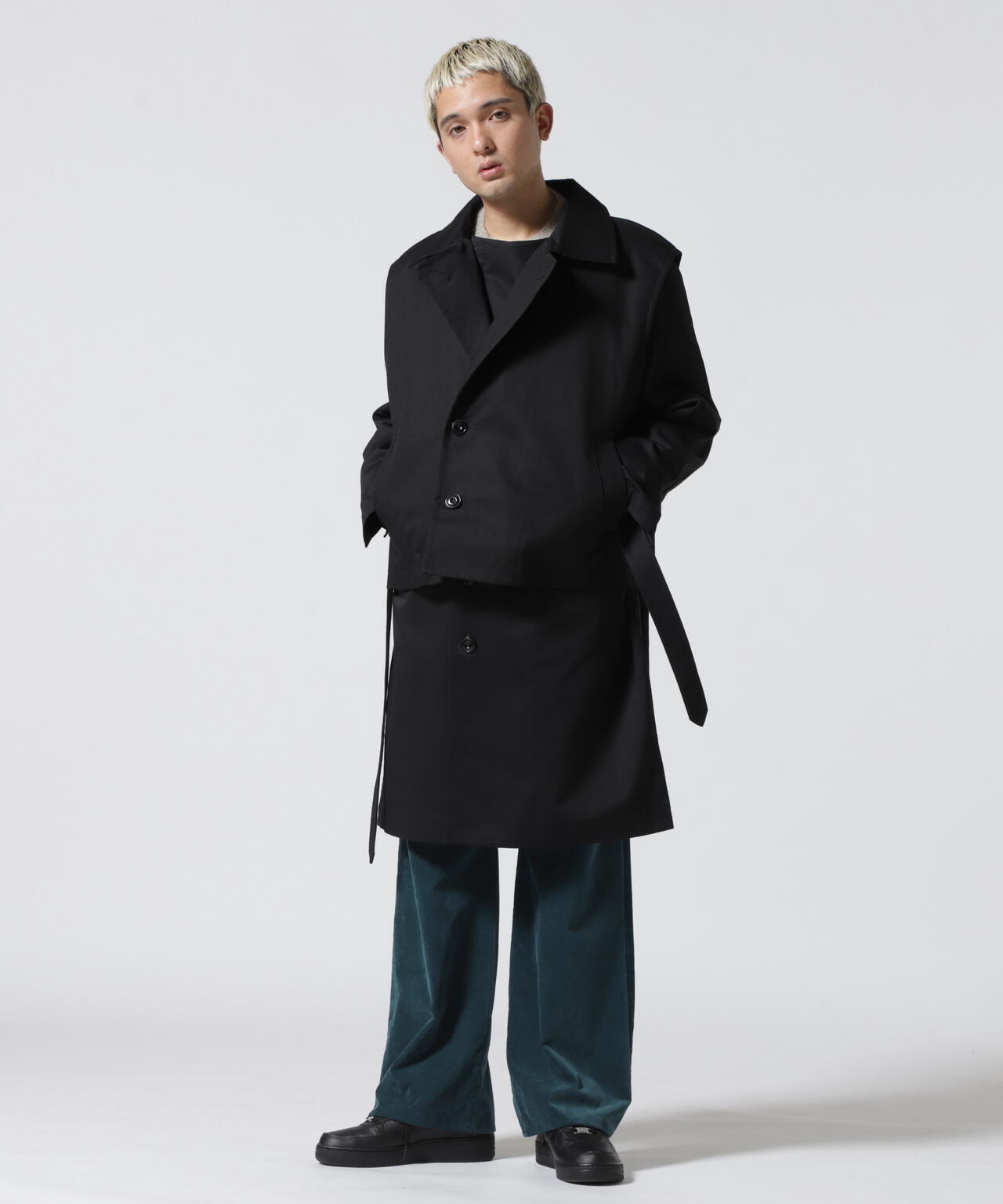 Toironier/ToironierxDickies Layered Trench Coat