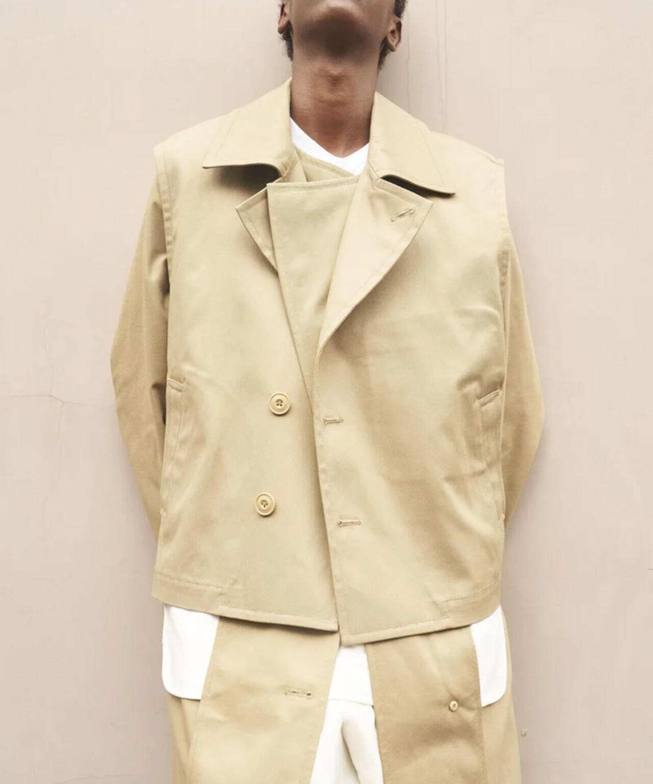 Toironier/ToironierxDickies Layered Trench Coat