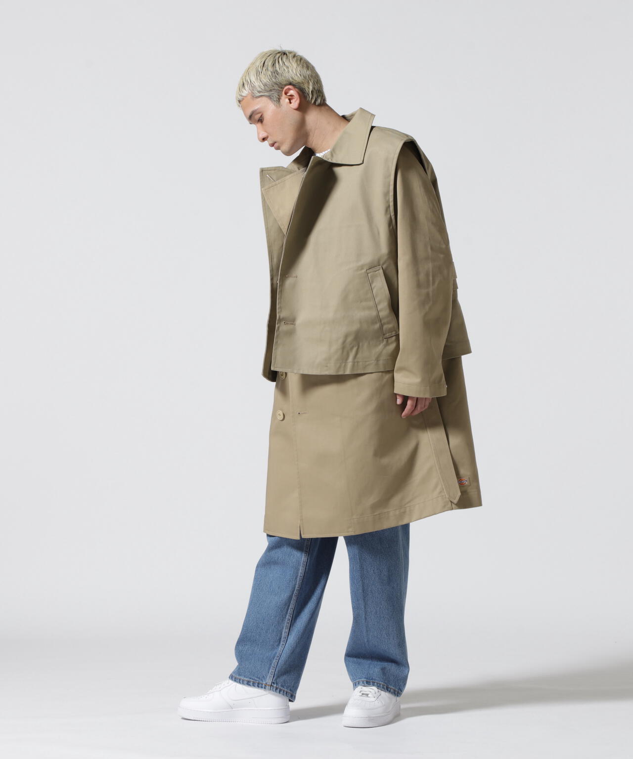 Toironier/ToironierxDickies Layered Trench Coat