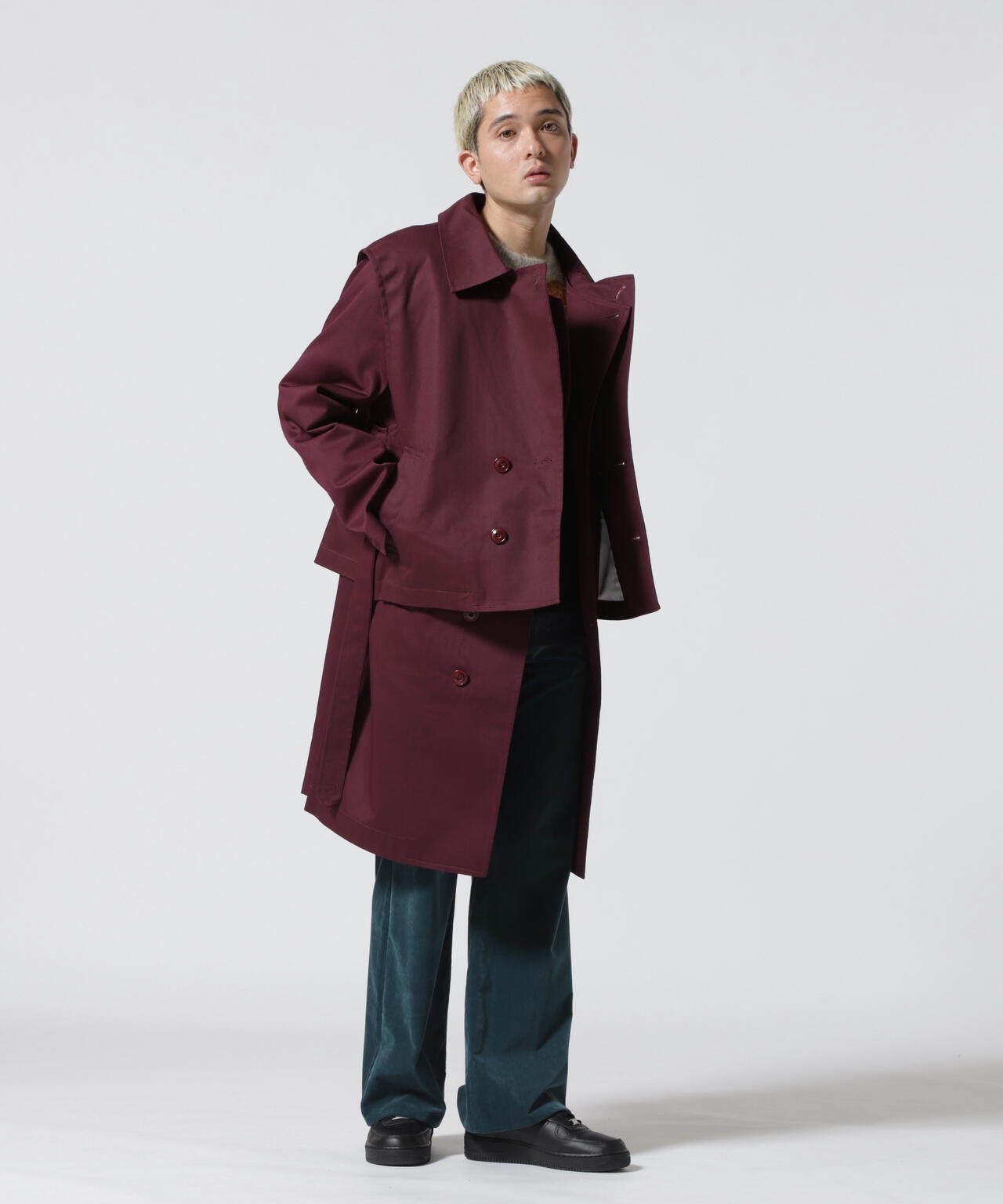 Toironier/ToironierxDickies Layered Trench Coat