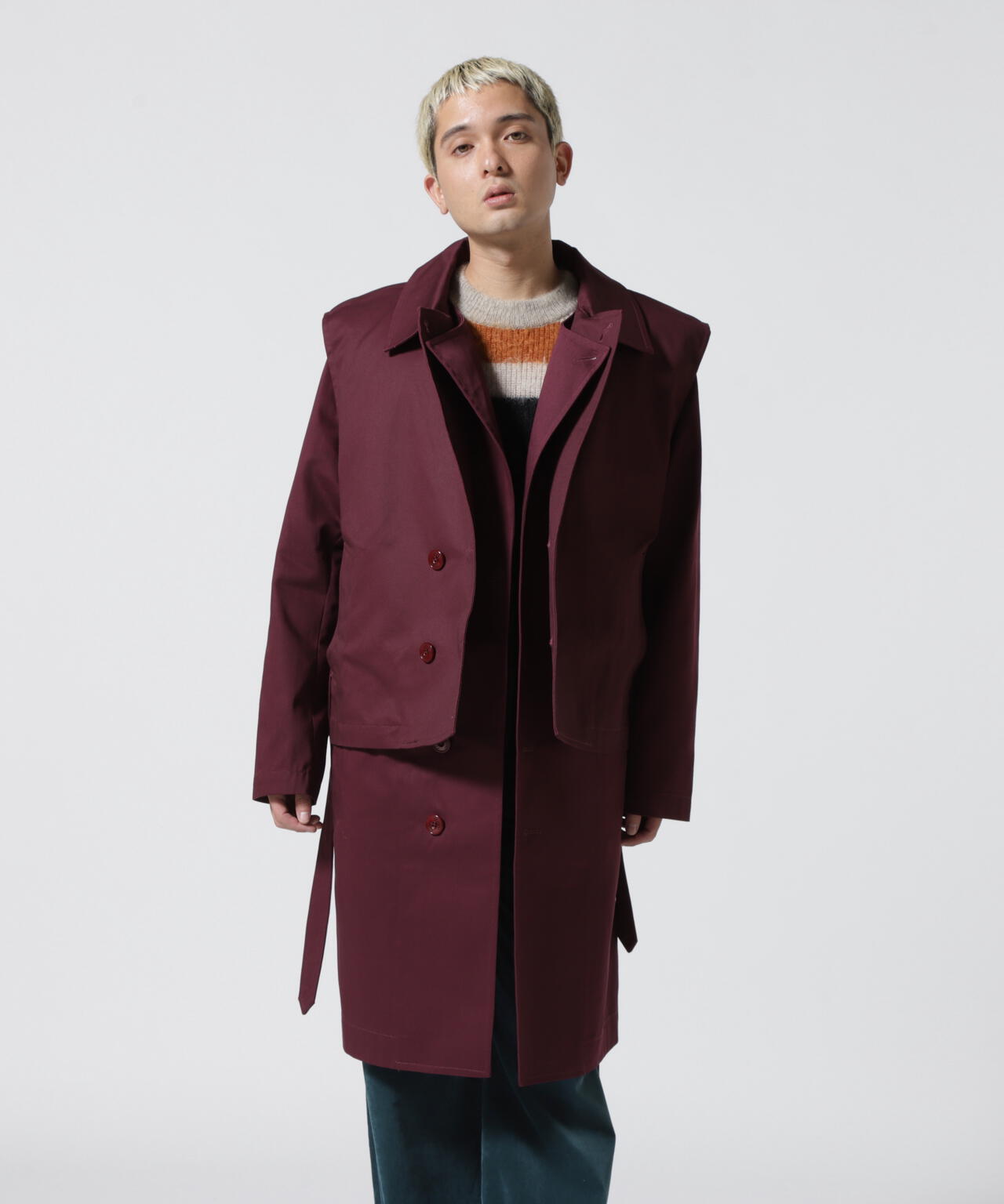 Toironier/ToironierxDickies Layered Trench Coat