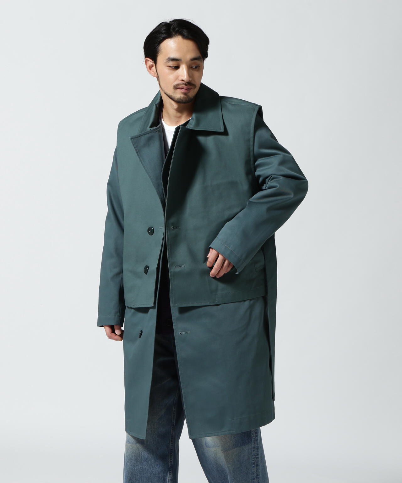 Toironier/ToironierxDickies Layered Trench Coat