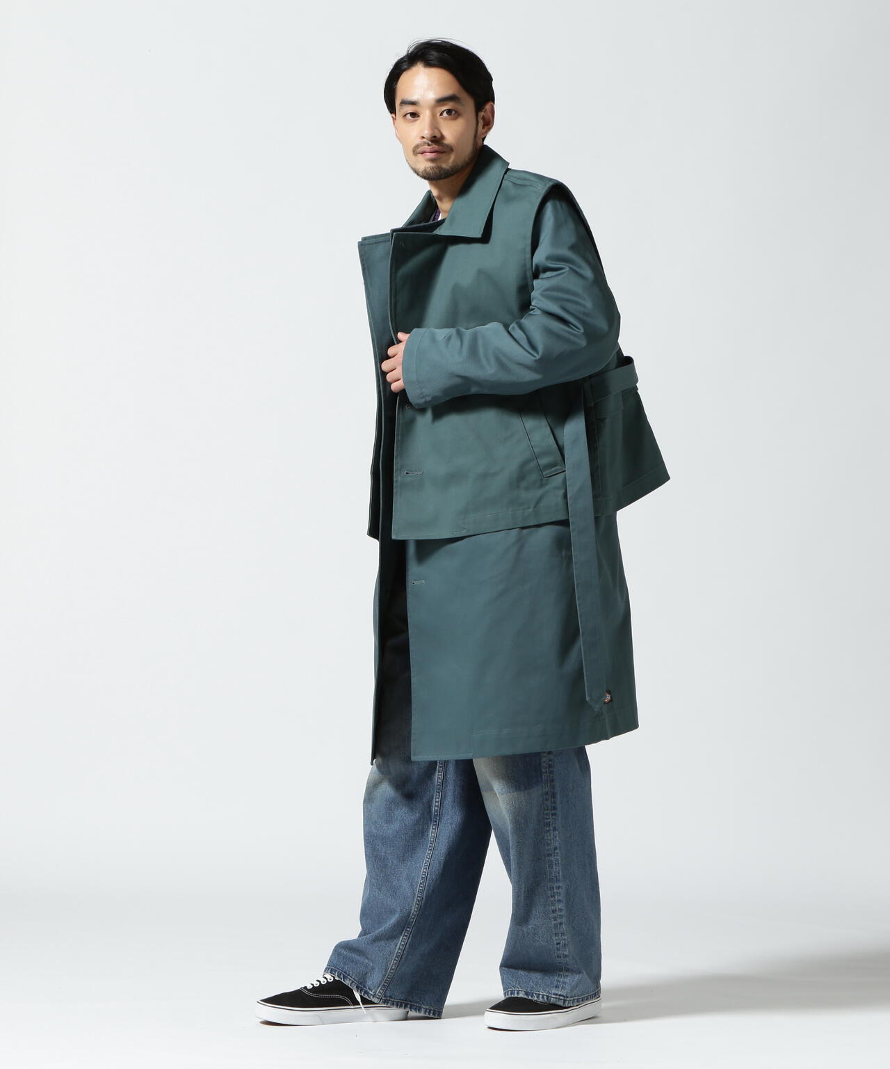 Toironier/ToironierxDickies Layered Trench Coat