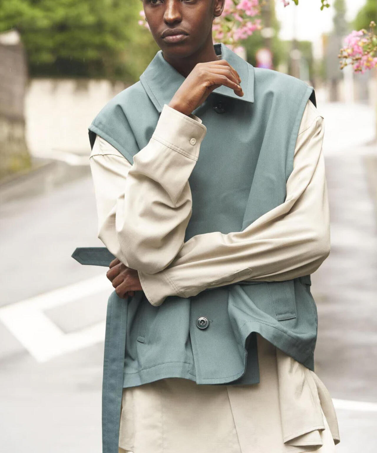 Toironier/ToironierxDickies Layered Trench Coat