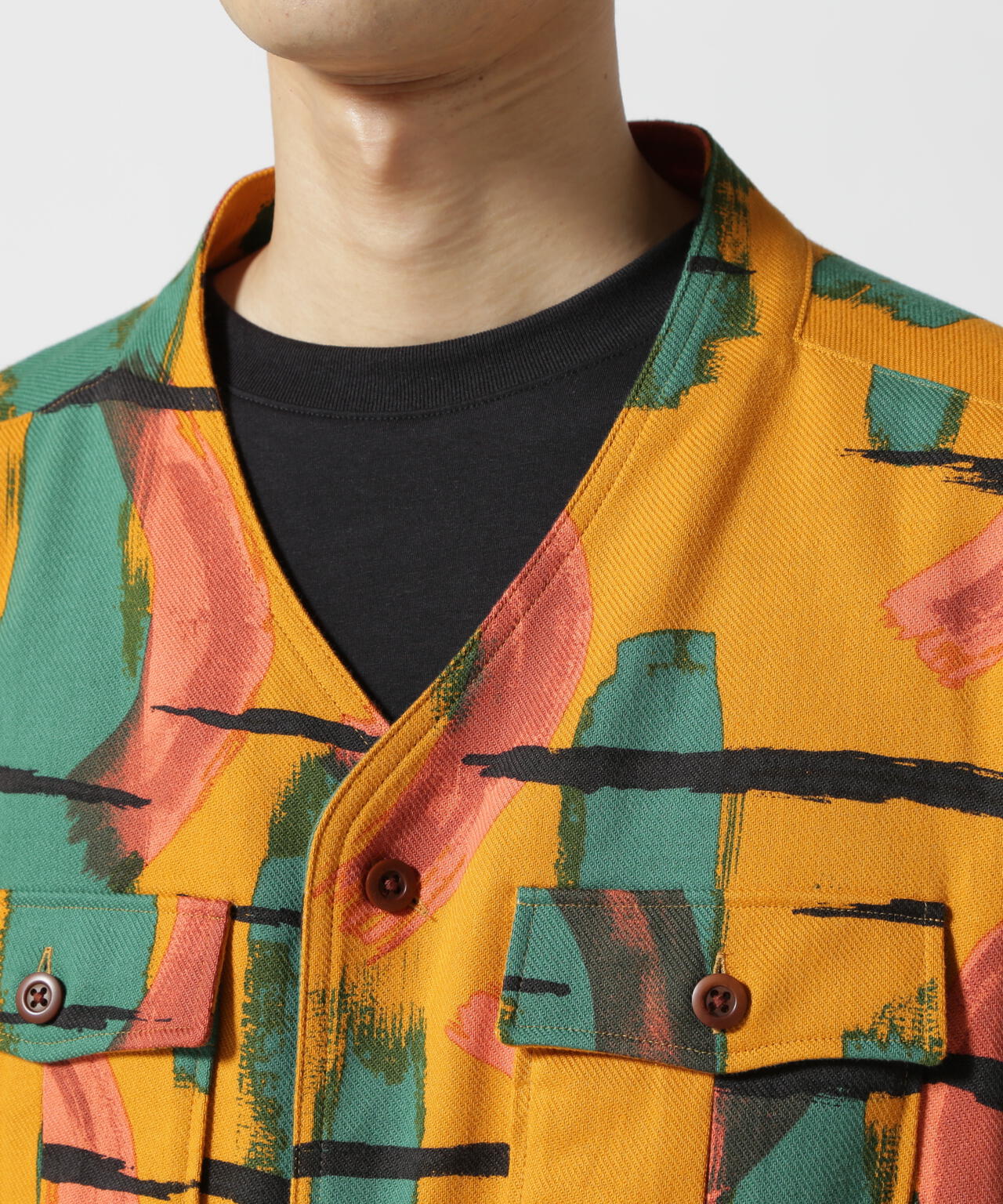 Sasquatchfabrix./サスクワッチファブリックス/PULLOVER BUSH SHIRT