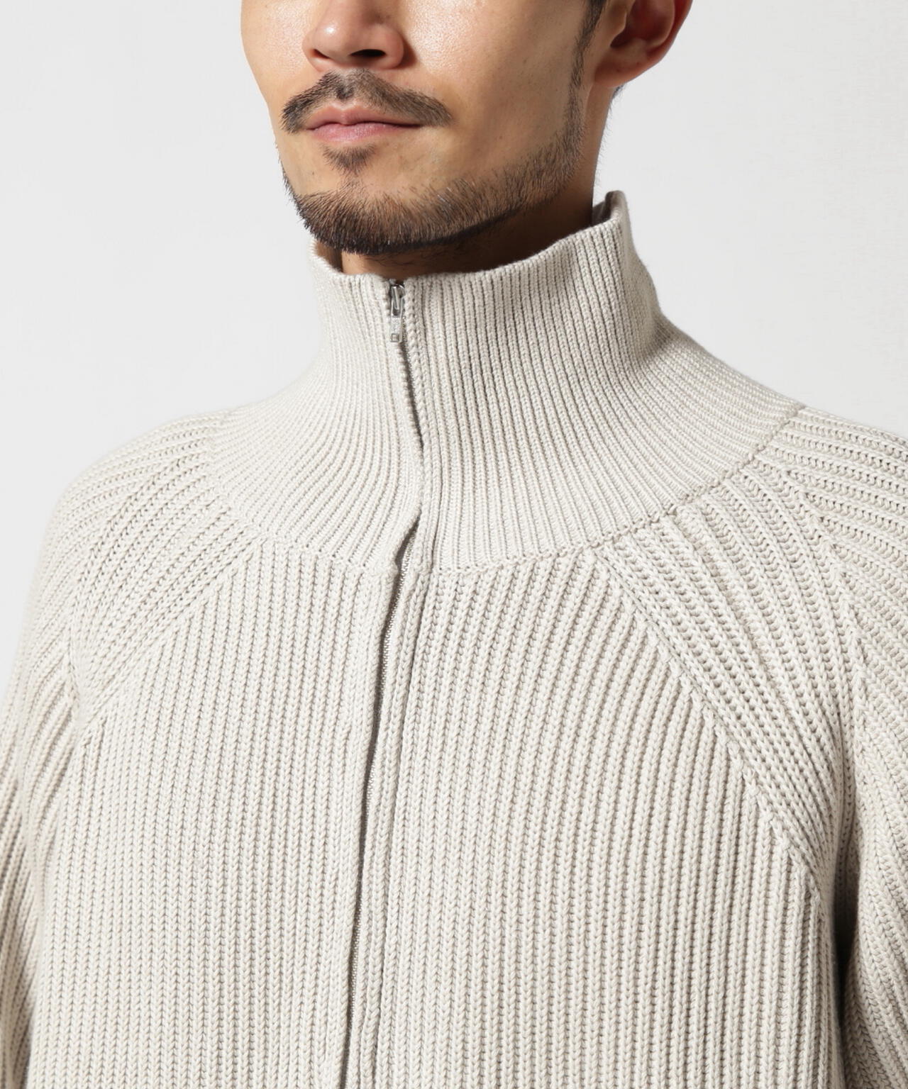 Toironier/トワロニエ/Half Zip Knit