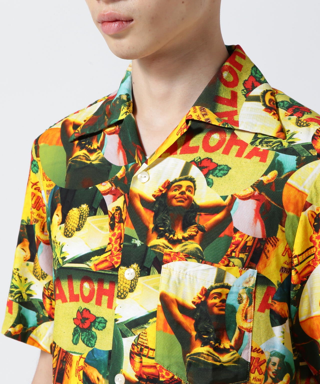 Aloha Blossom/アロハ ブロッサム/WEZ COLLAGE SHIRTS