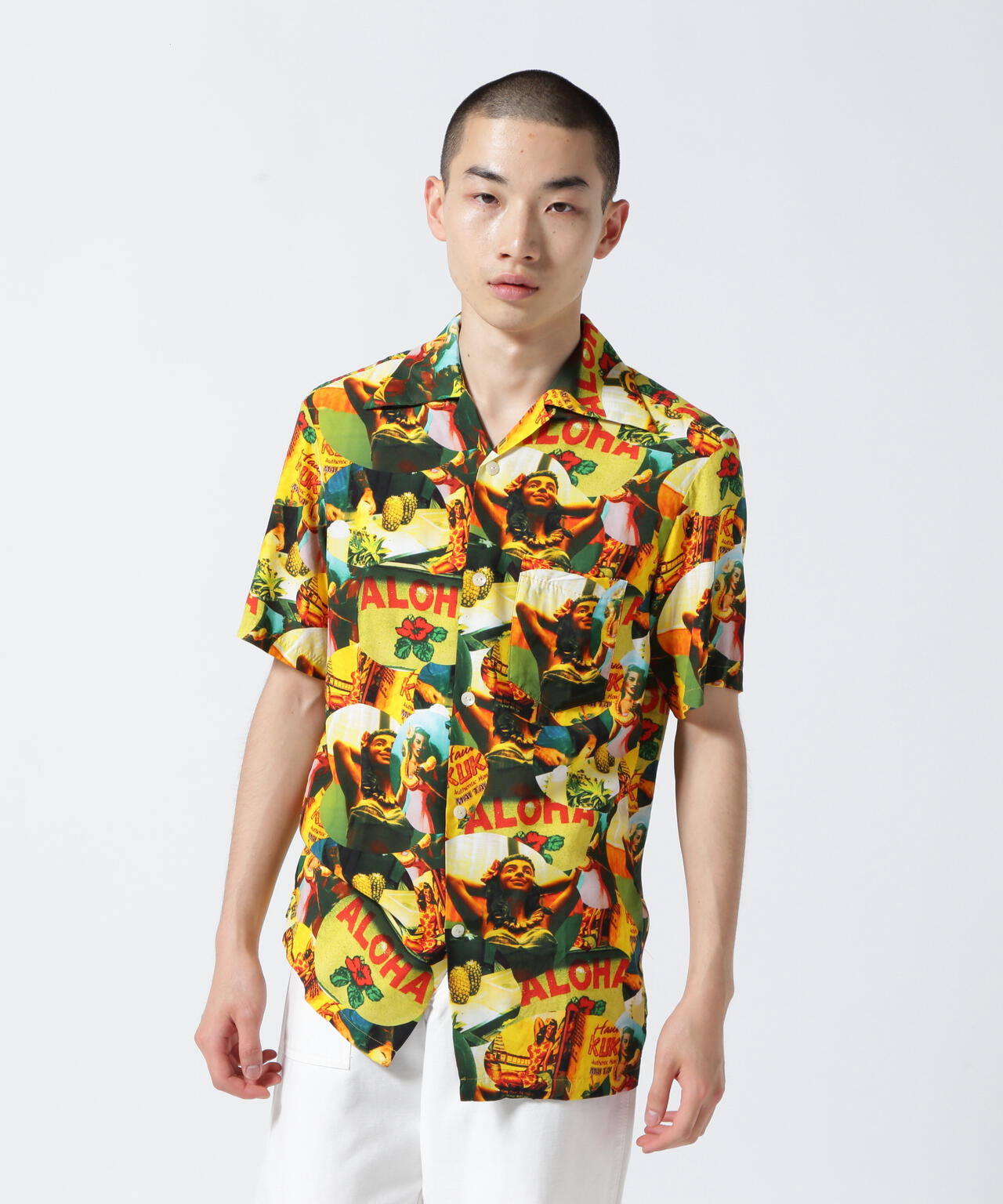 Aloha Blossom/アロハ ブロッサム/WEZ COLLAGE SHIRTS