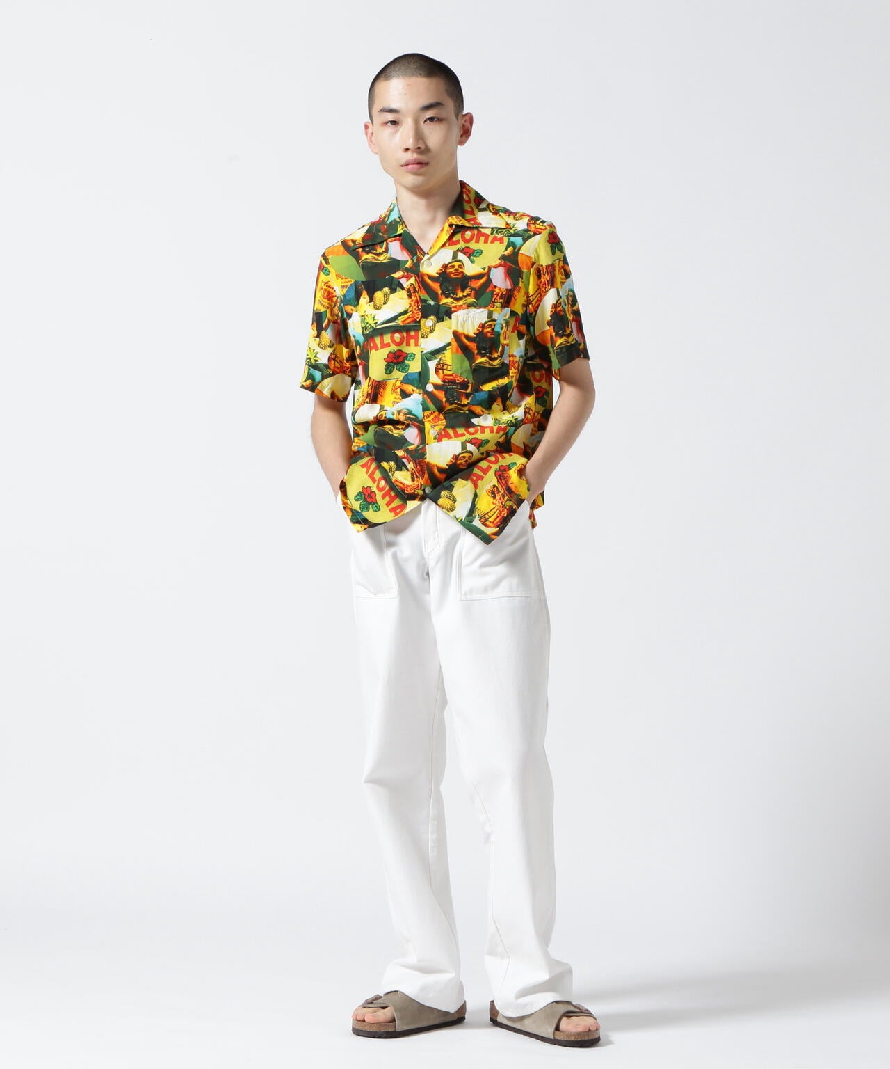 Aloha Blossom/アロハ ブロッサム/WEZ COLLAGE SHIRTS