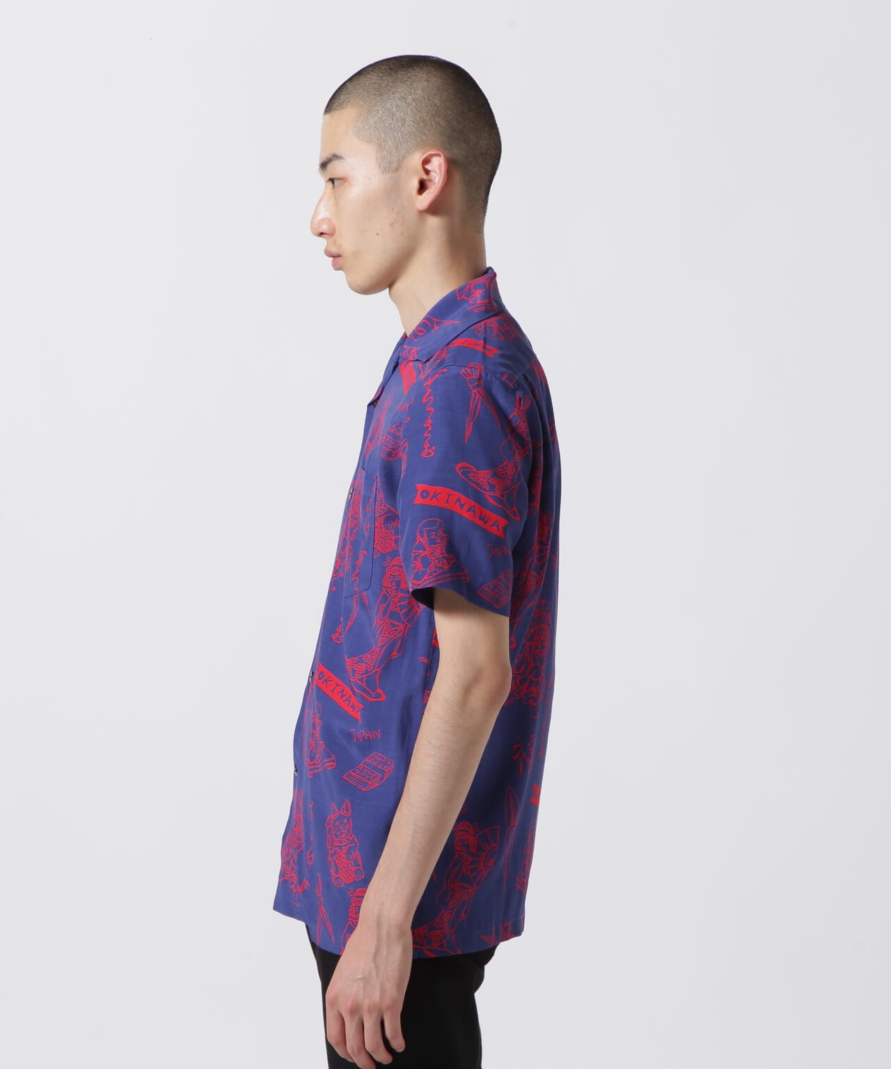 Aloha Blossom/アロハブロッサム/Minsa Argyle Aloha Shirts