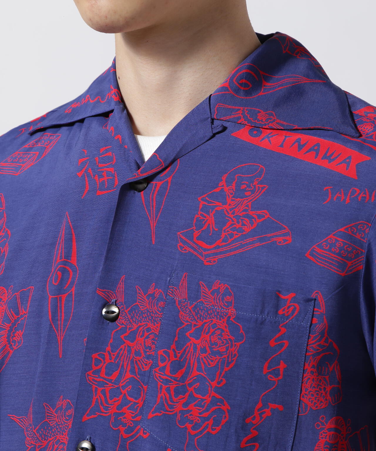 Aloha Blossom/アロハブロッサム/Minsa Argyle Aloha Shirts