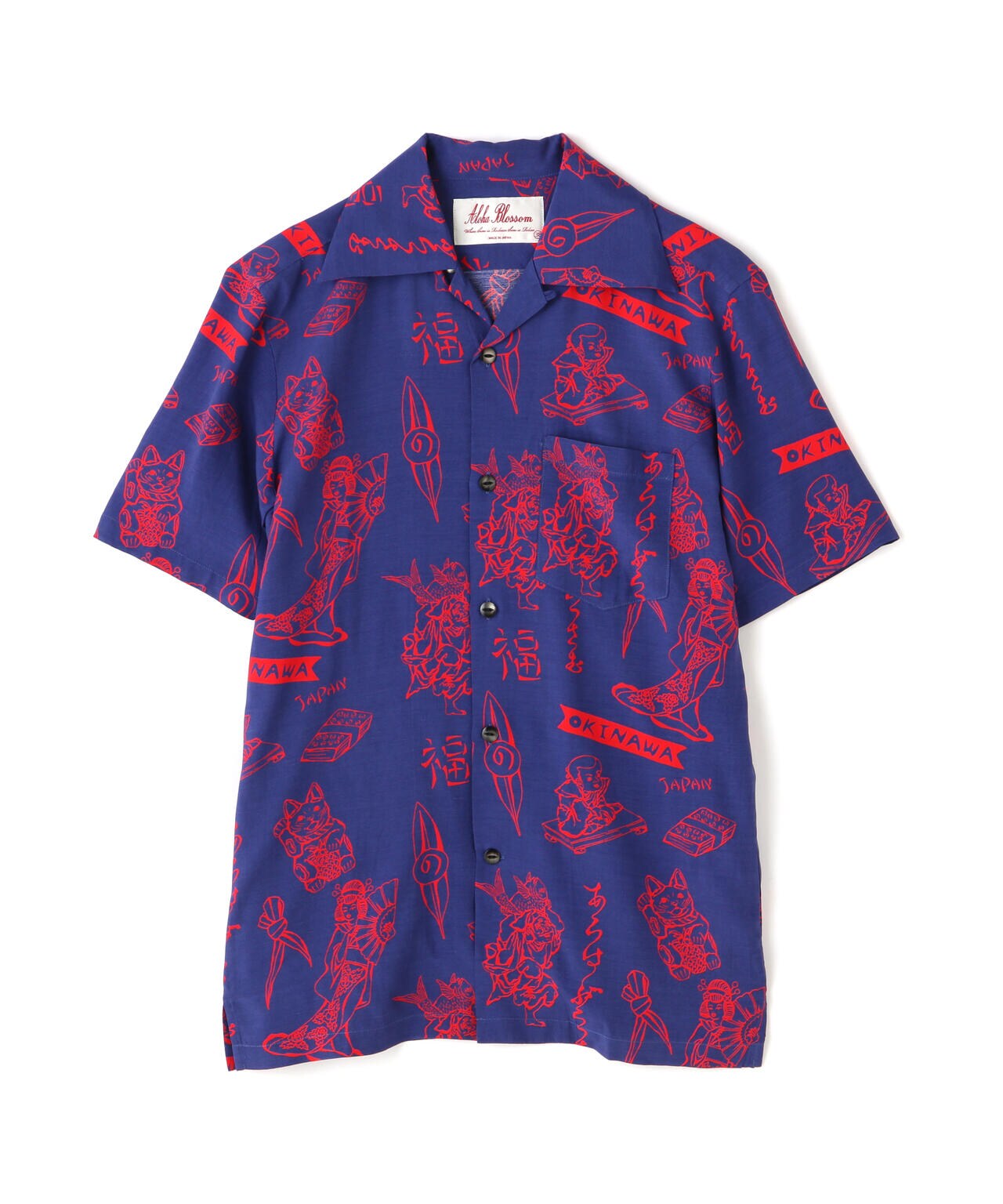 Aloha Blossom/アロハブロッサム/Minsa Argyle Aloha Shirts