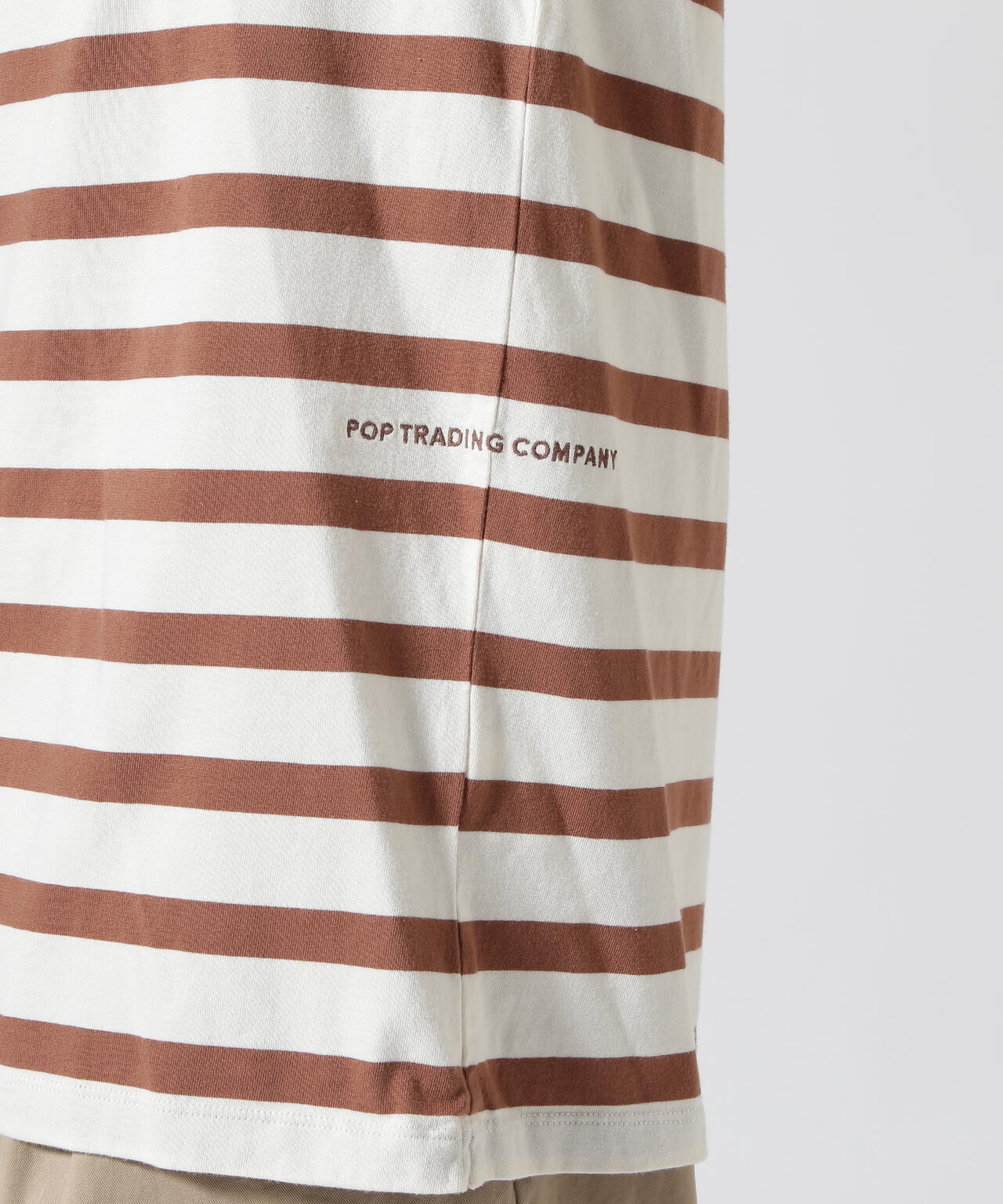 POP TRADING COMPANY/Pop & Miffy Striped Longsleeve Tee