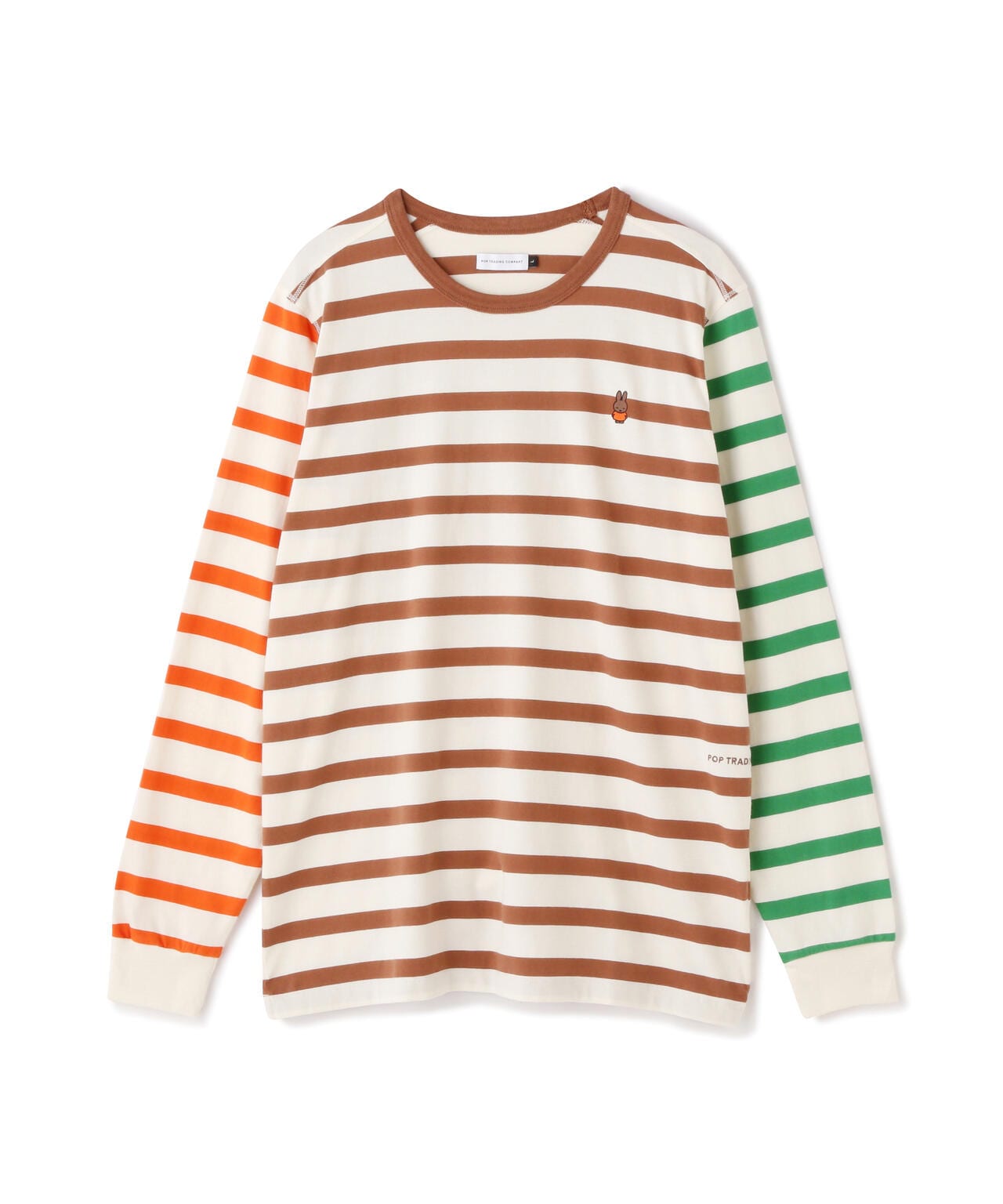 POP TRADING COMPANY/Pop & Miffy Striped Longsleeve Tee