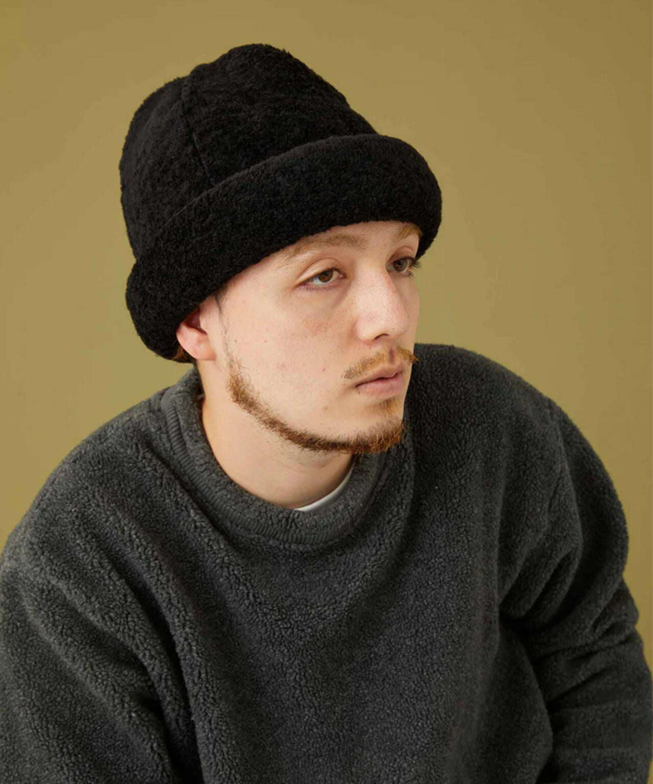 CPH/シーピーエイチ/CUFF KNIT/TOYPU/BLACKカフニット/トイプー