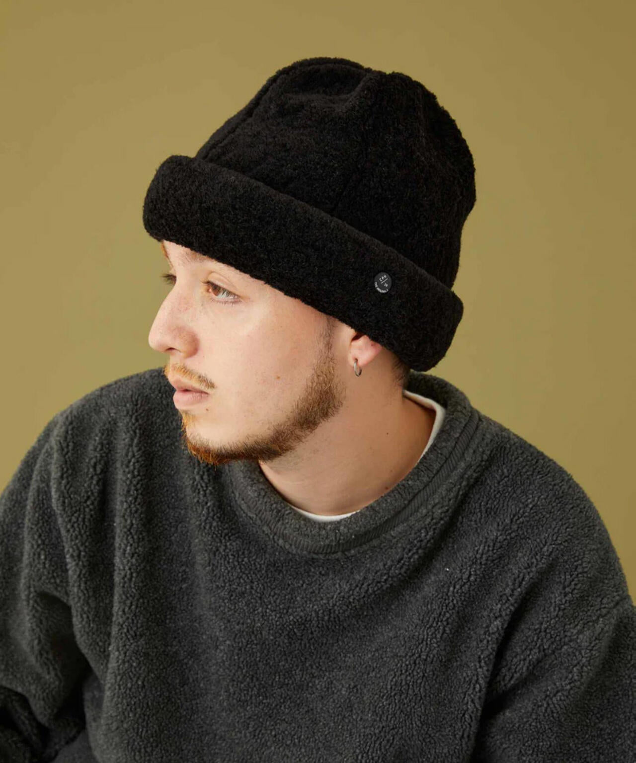 CPH/シーピーエイチ/CUFF KNIT/TOYPU/BLACKカフニット/トイプー