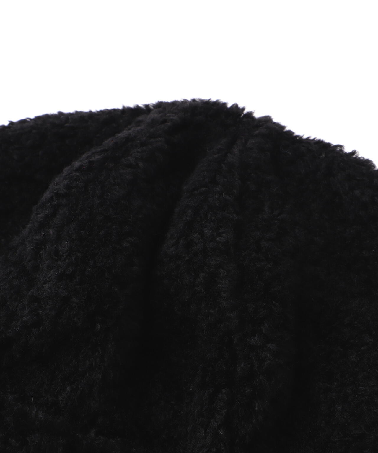 CPH/シーピーエイチ/CUFF KNIT/TOYPU/BLACKカフニット/トイプー