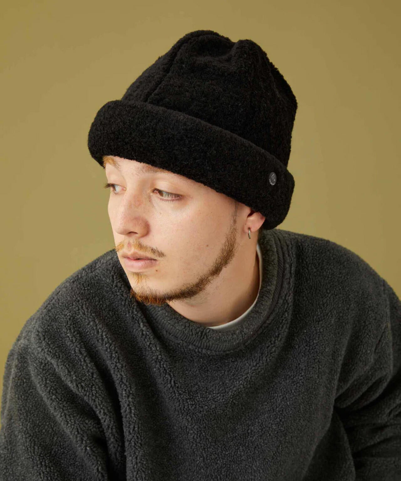 CPH/シーピーエイチ/CUFF KNIT/TOYPU/BLACKカフニット/トイプー