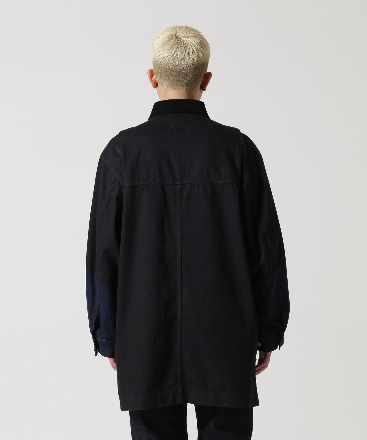 YOKE/ヨーク/DENIM COVERALL HALF COAT