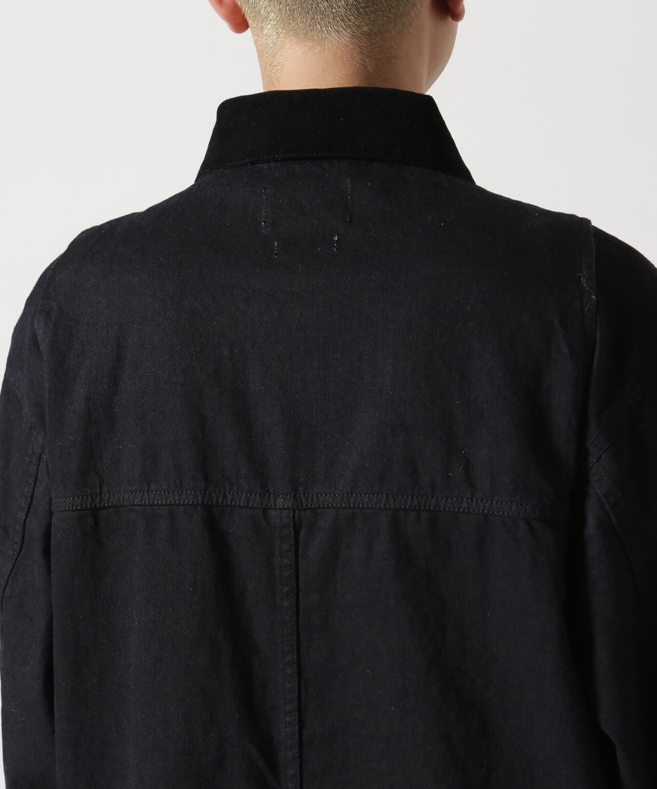 YOKE/ヨーク/DENIM COVERALL HALF COAT