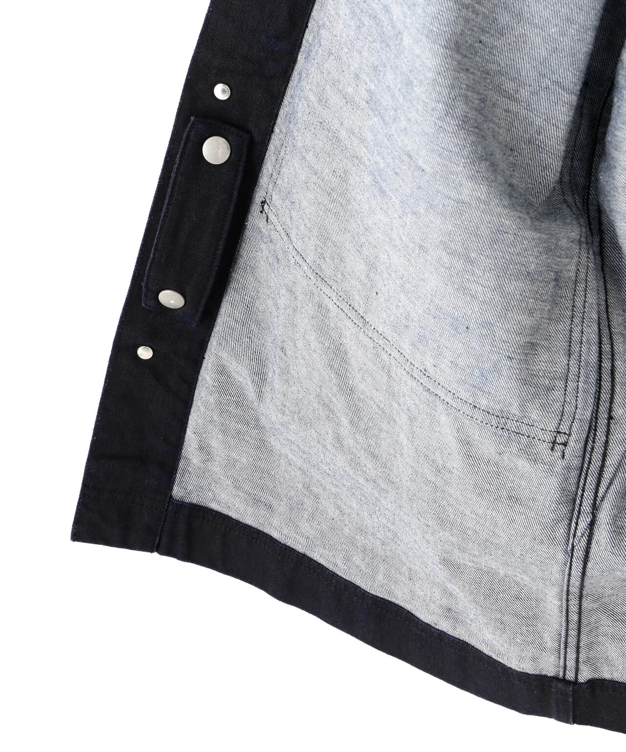 YOKE/ヨーク/DENIM COVERALL HALF COAT