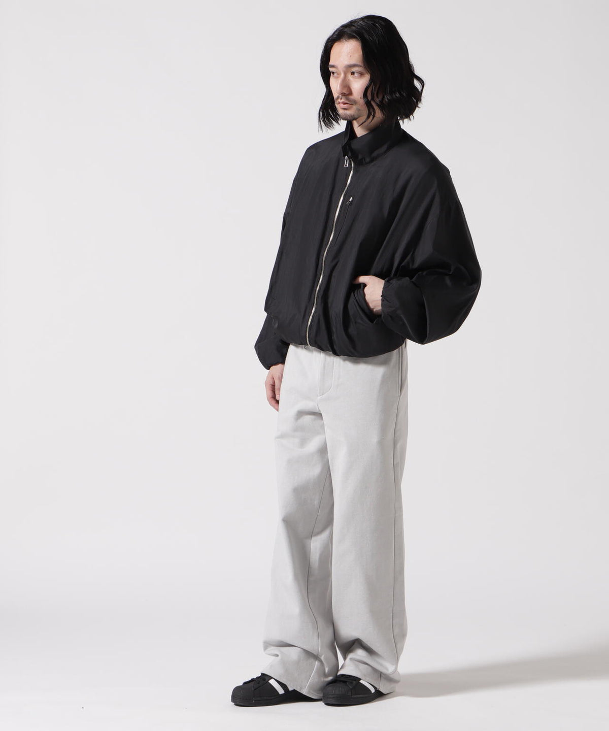 BIBLIOTHERK/ビブリオテーク/DRAPED TRACK SUIT