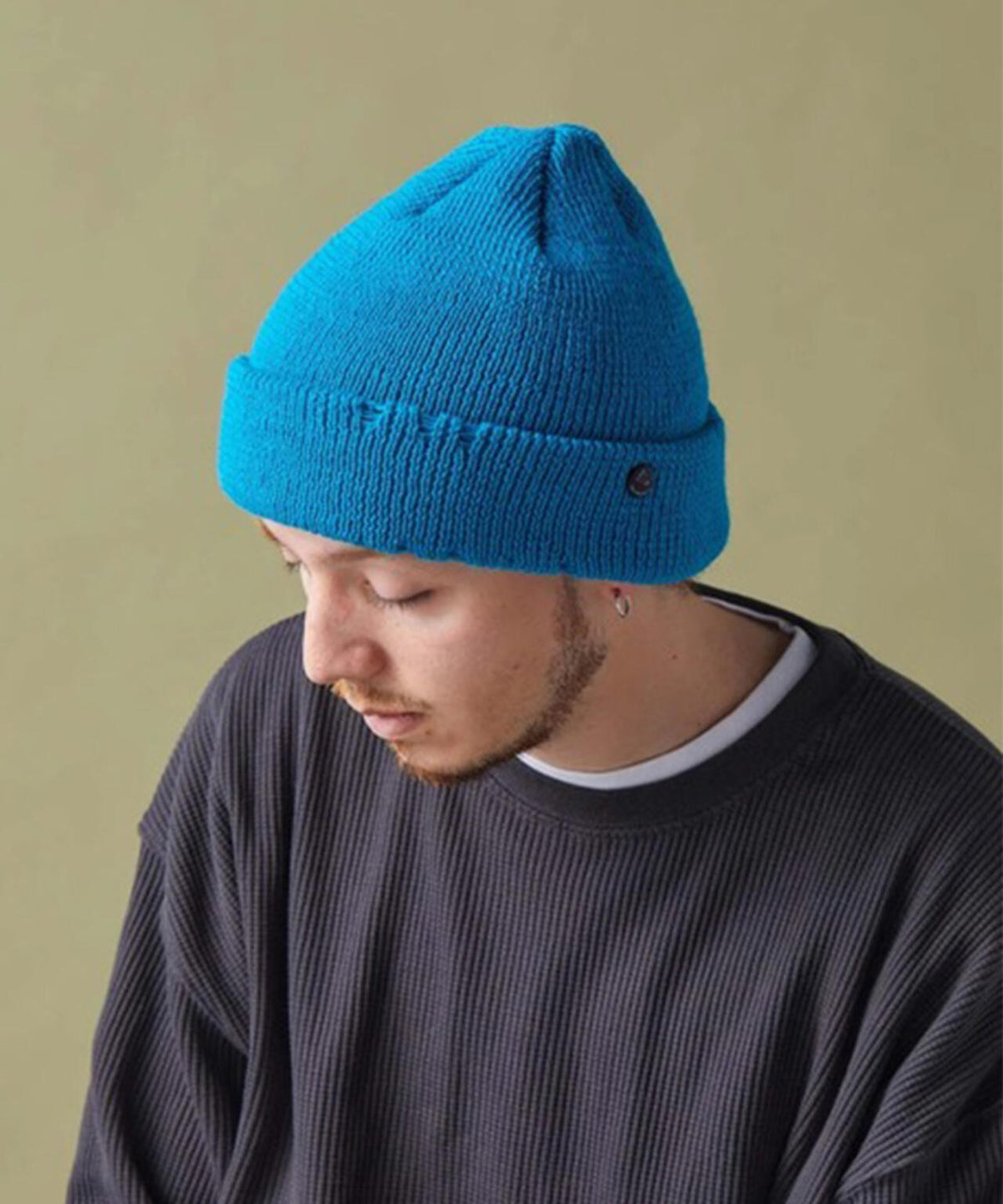 CPH/シーピーエイチ/CUFF KNIT CAP / AC DAMAGE