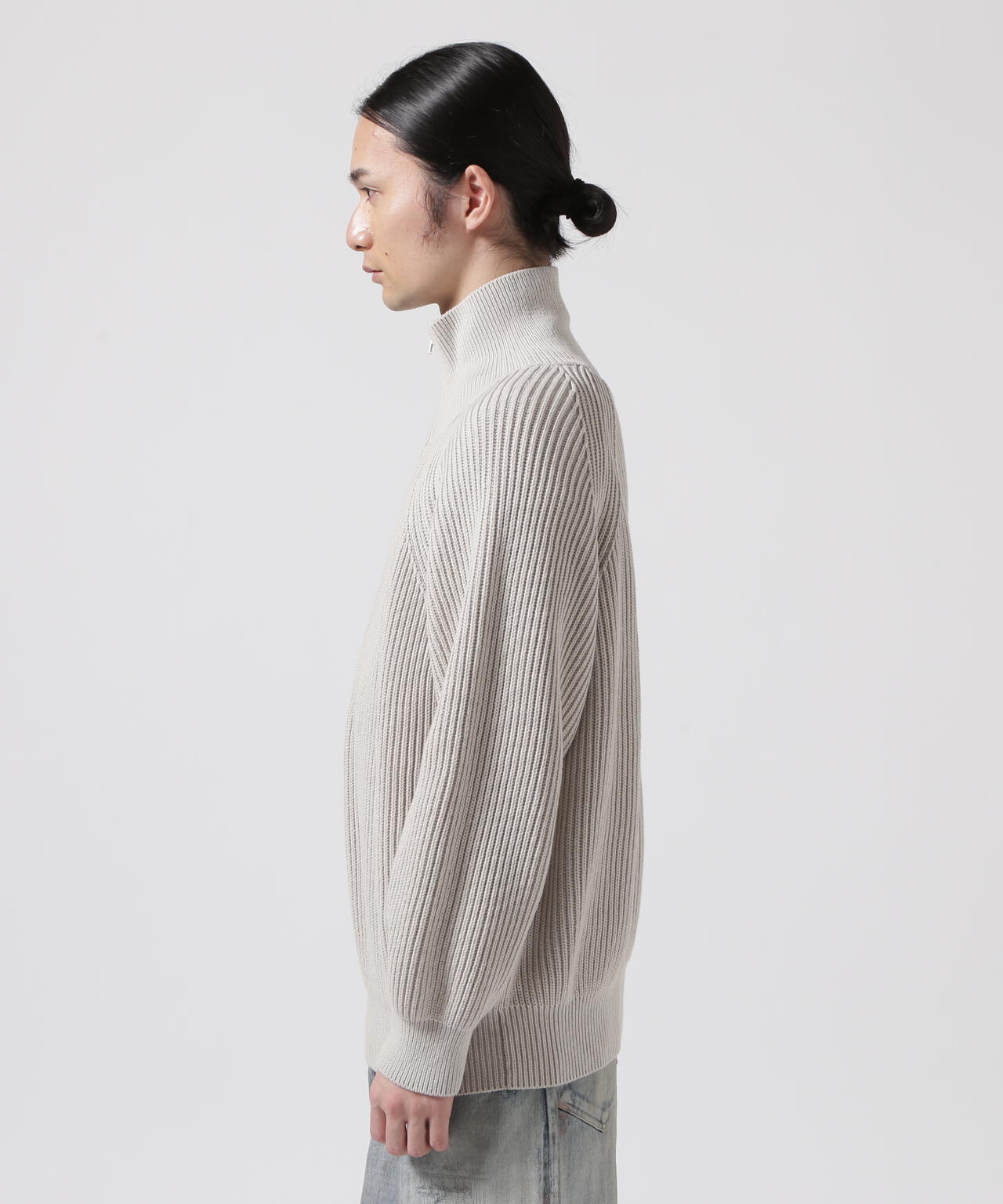 Toironier/トワロニエ/Half Zip Knit