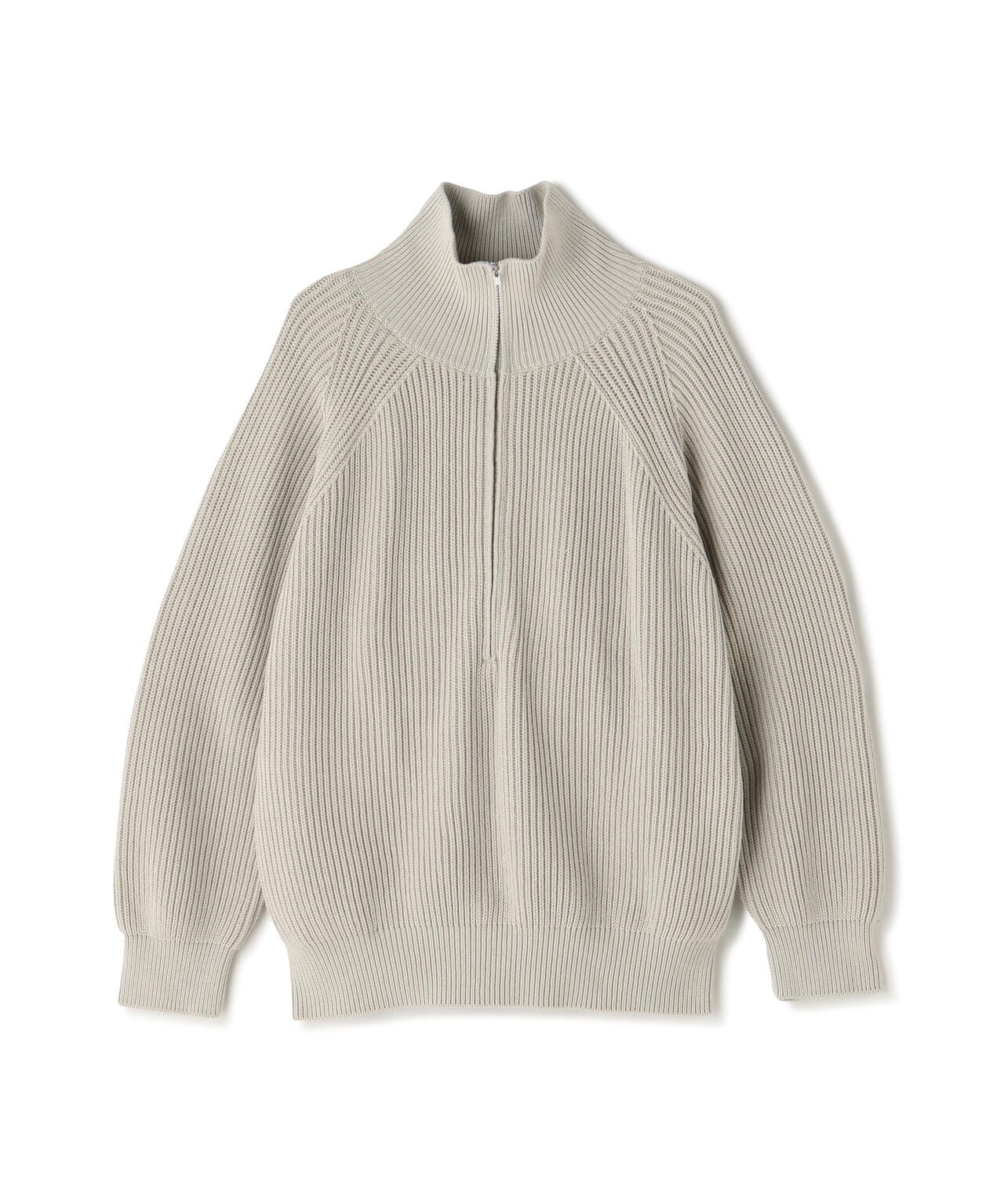 Toironier/トワロニエ/Half Zip Knit