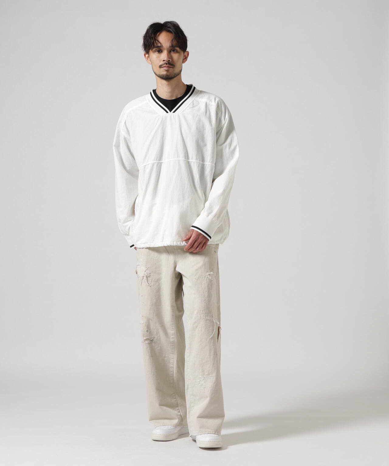 ANCELLM/アンセルム/REMAKE WIDE CHINO TROUSERS