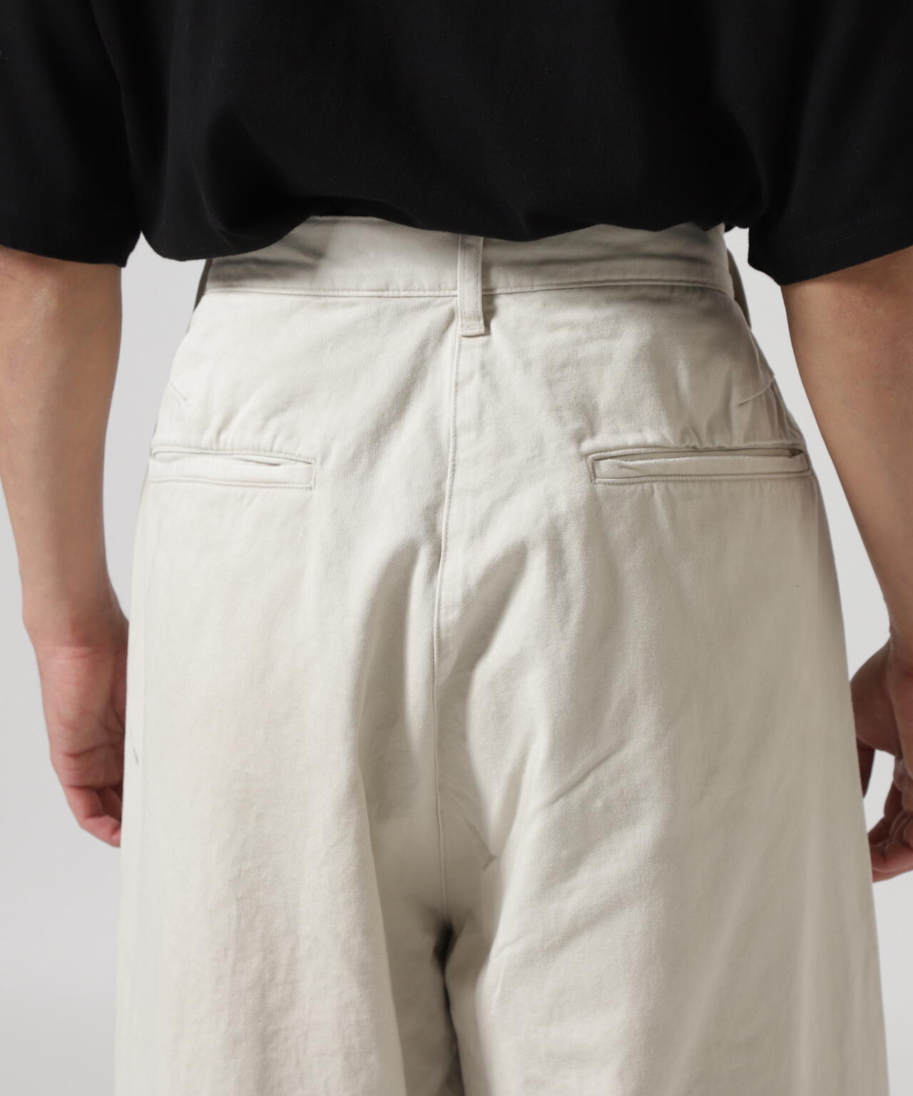 ANCELLM/アンセルム/REMAKE WIDE CHINO TROUSERS