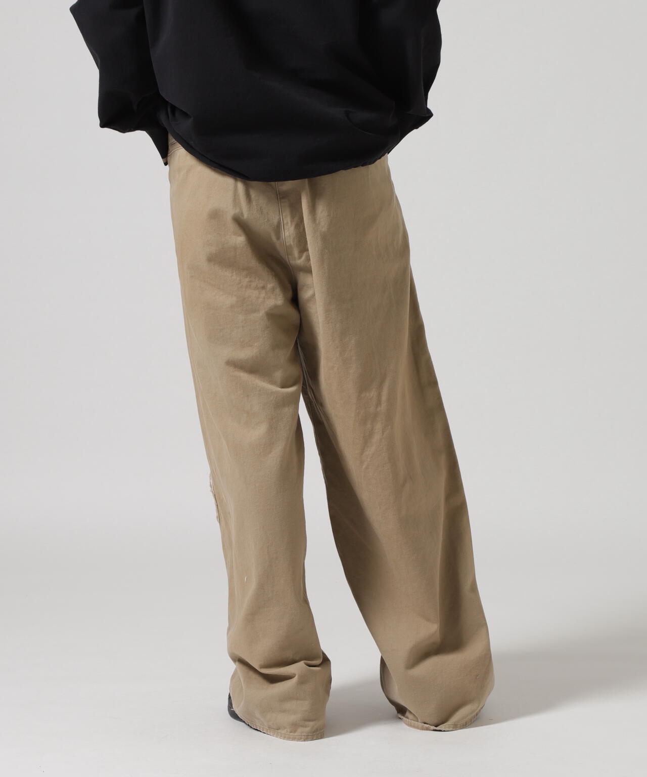 ANCELLM/アンセルム/REMAKE WIDE CHINO TROUSERS