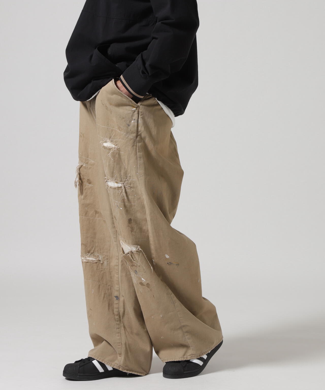 ANCELLM/アンセルム/REMAKE WIDE CHINO TROUSERS