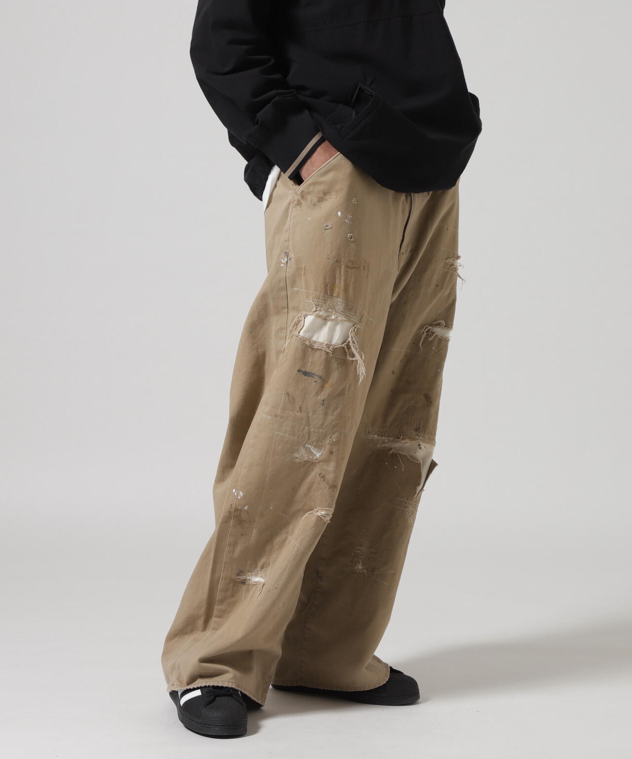 ANCELLM/アンセルム/REMAKE WIDE CHINO TROUSERS