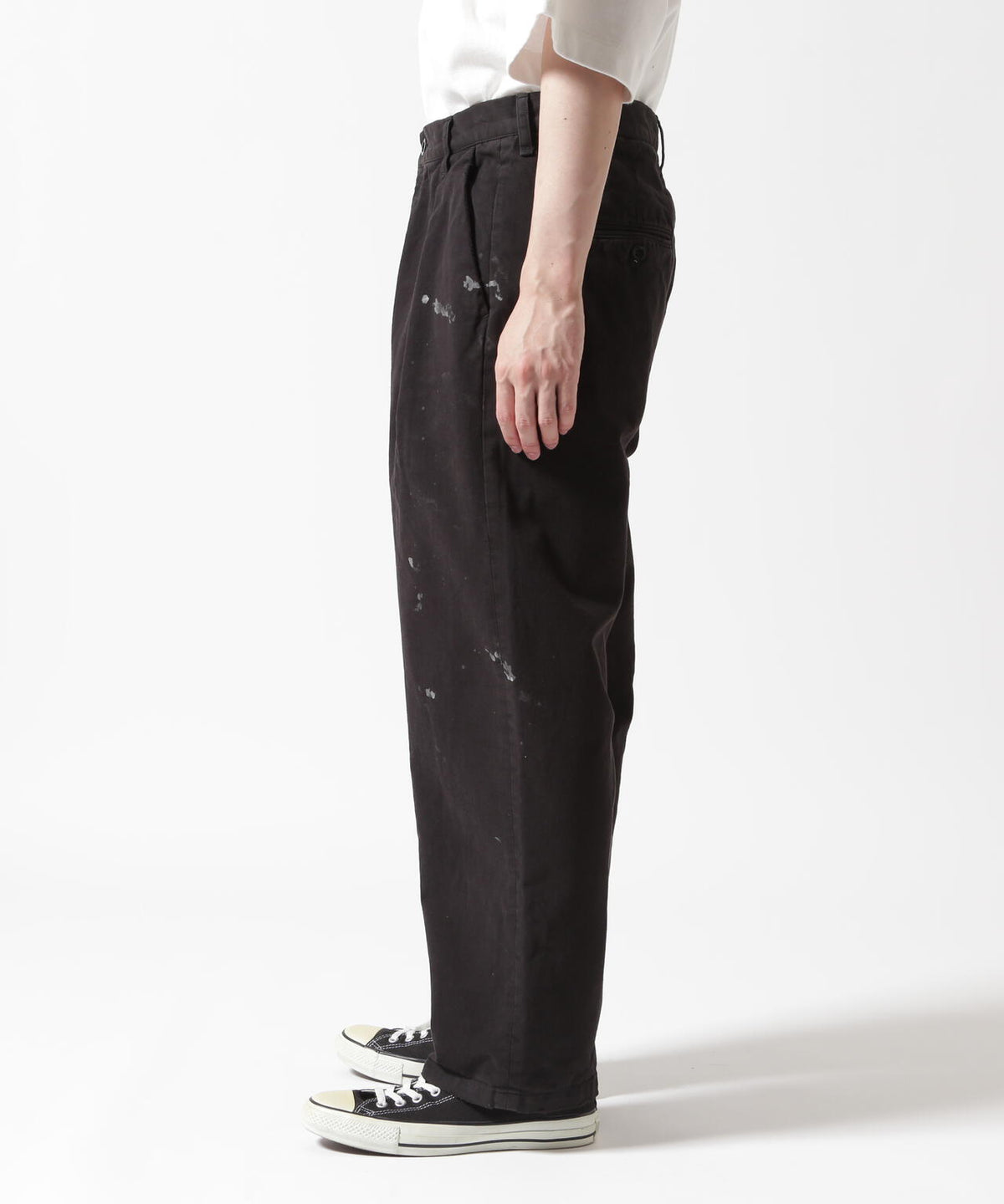 ANCELLM/アンセルム/PAINT CHINO TROUSERS