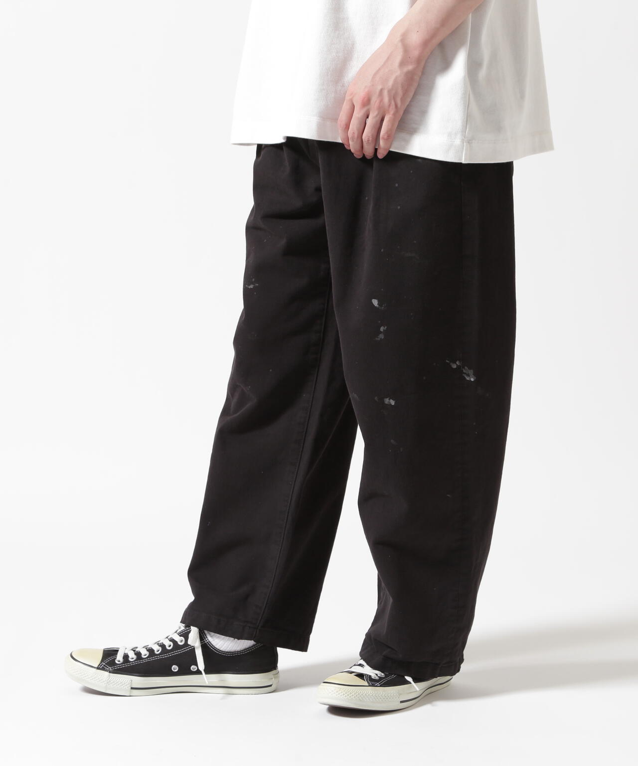 ANCELLM/アンセルム/PAINT CHINO TROUSERS