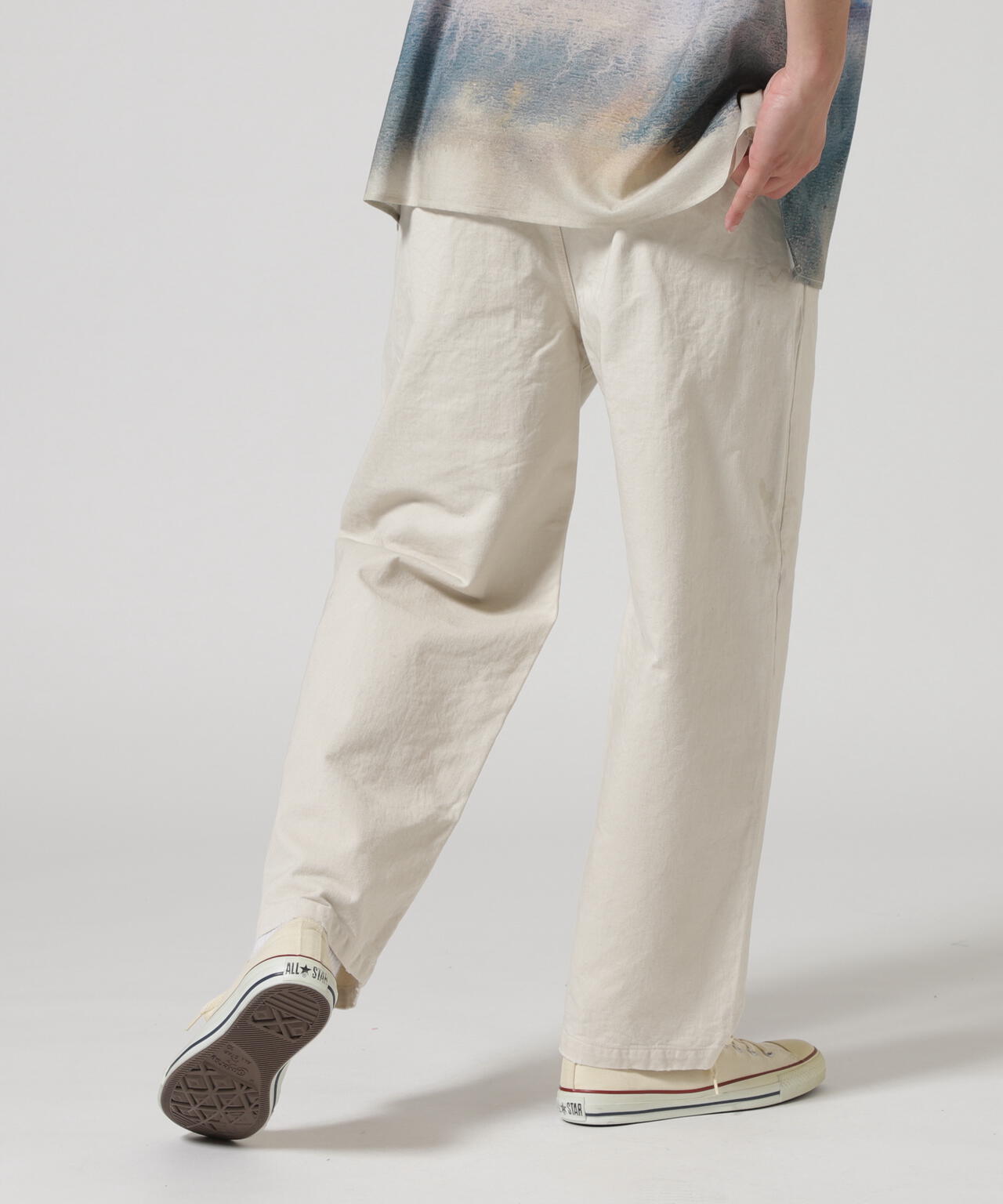 ANCELLM/アンセルム/PAINT CHINO TROUSERS