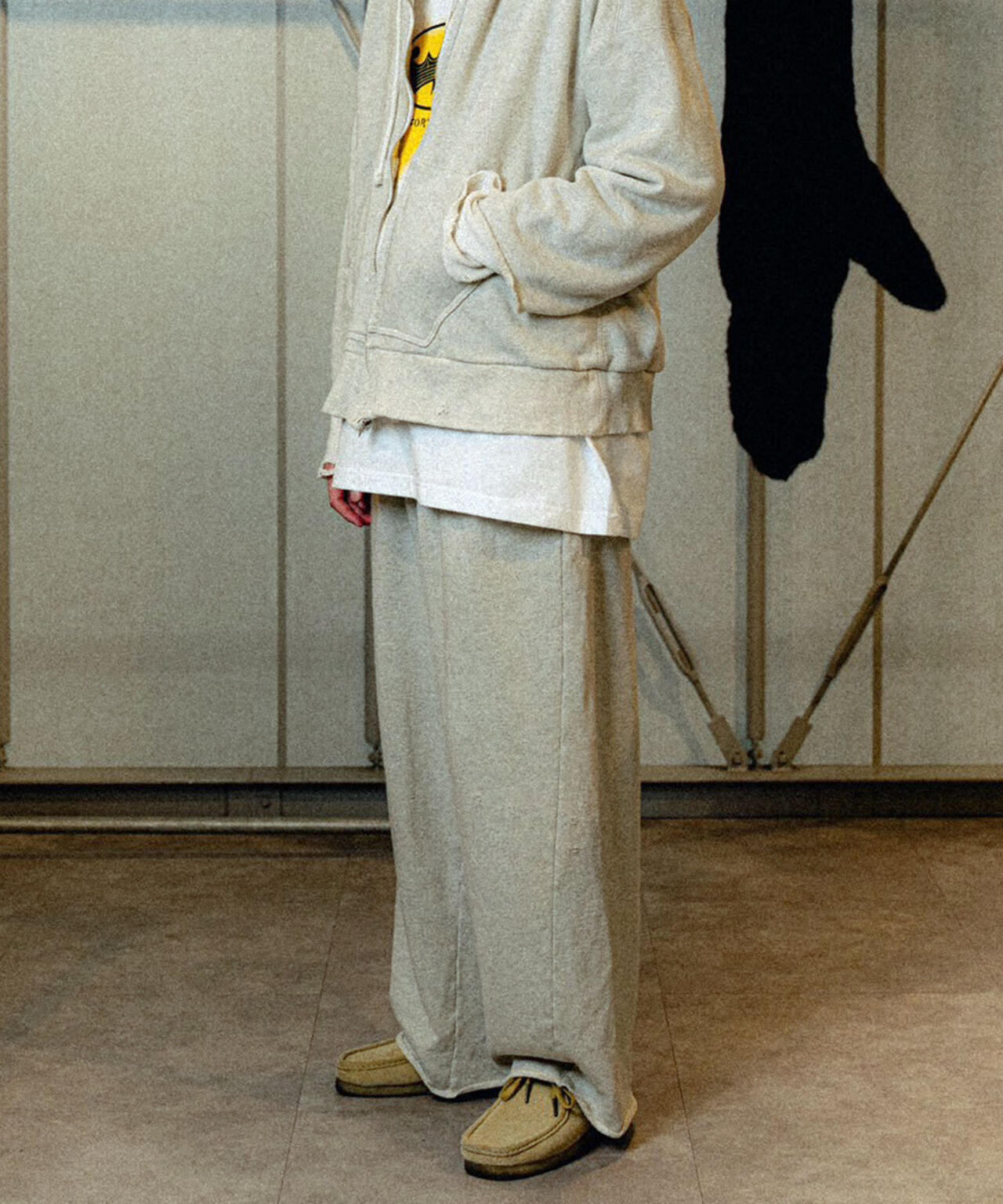 ANCELLM/アンセルム/DAMAGE SWEAT PANTS EX