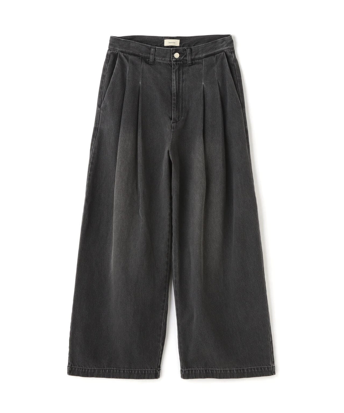 Toironier/トワロニエ/2tuck wide denim pants