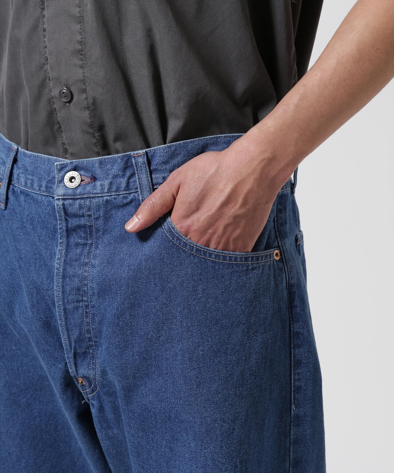 FOUNDOUR/ファウンダ/DENIM PANTS