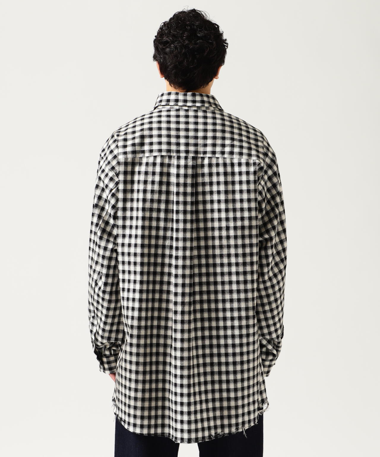 ANCELLM/アンセルム/ C/R CHECK OVER SHIRT/ANCSH55