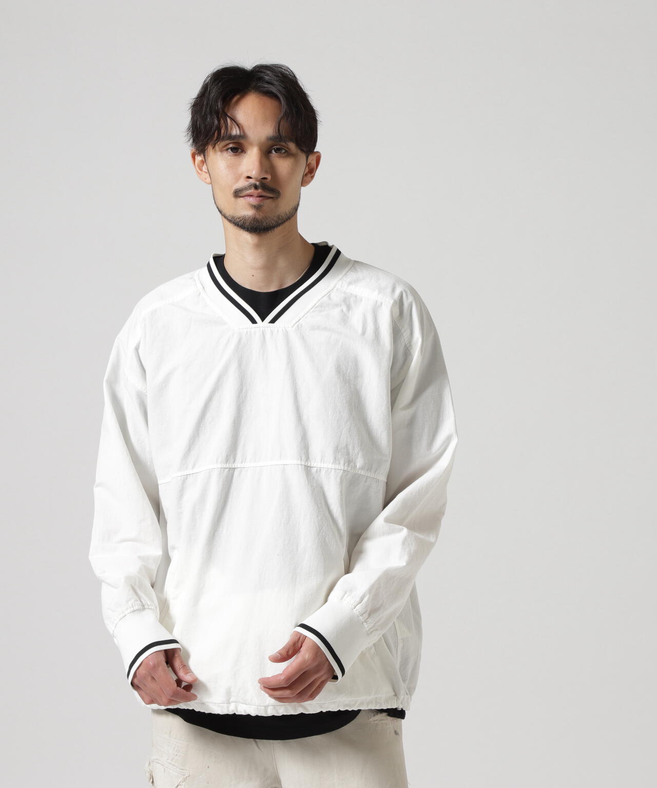 ANCELLM/アンセルム/C/N PULLOVER SHIRT