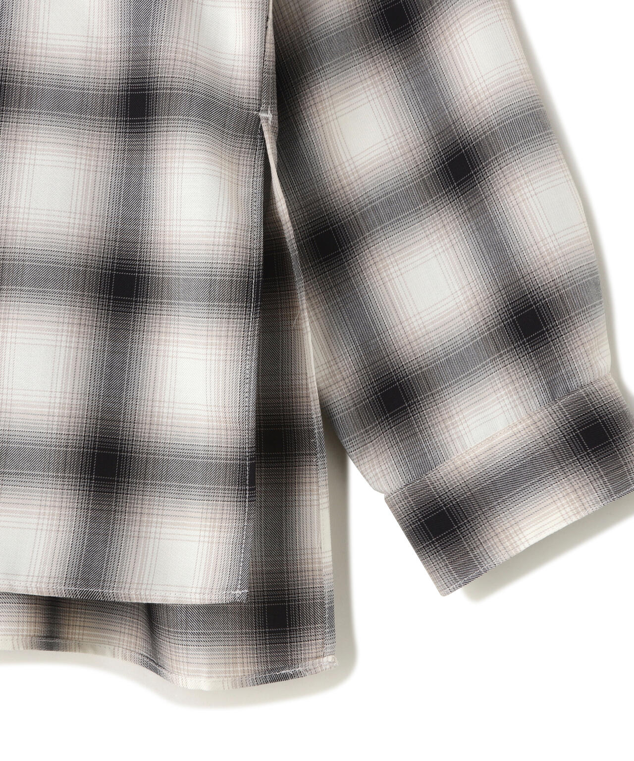 Toironier/トワロニエ/Opencollar Check Shirt