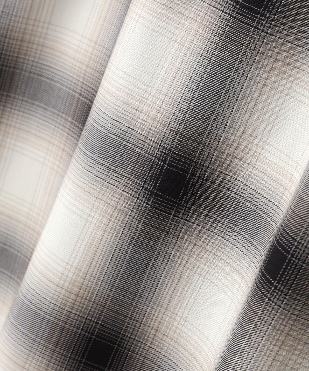 Toironier/トワロニエ/Opencollar Check Shirt