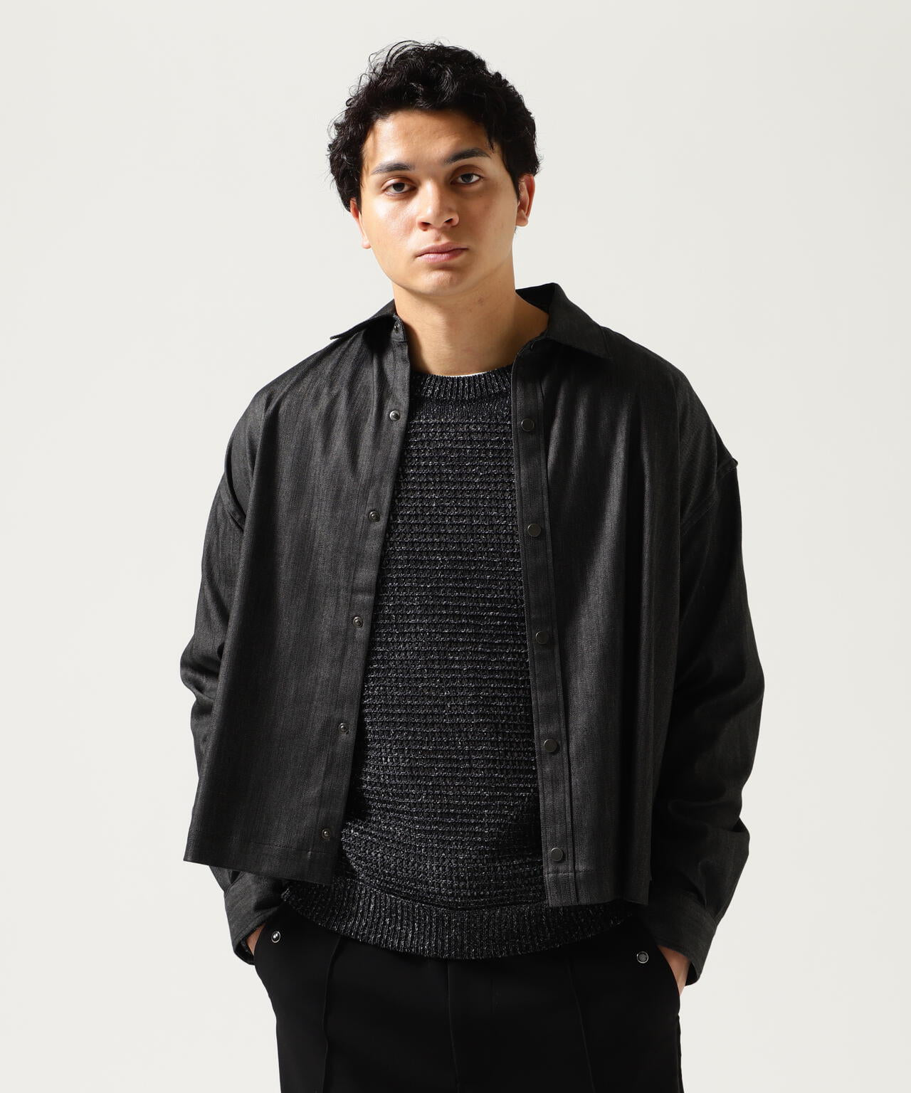 Toironier/トワロニエ/DENIM Ventilation SHIRT