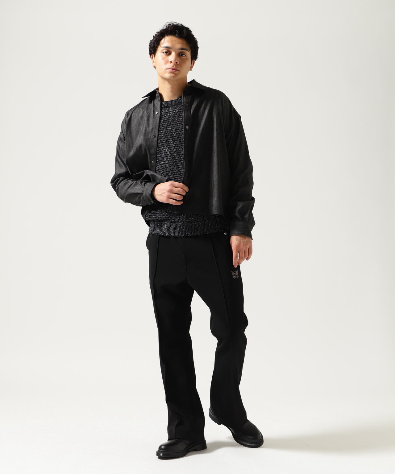 Toironier/トワロニエ/DENIM Ventilation SHIRT