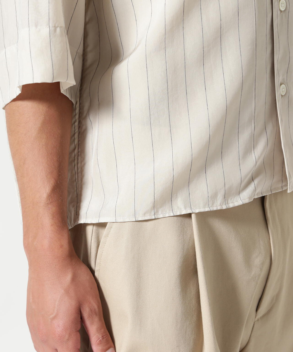 Toironier/トワロニエ/Open-Collar Shirt