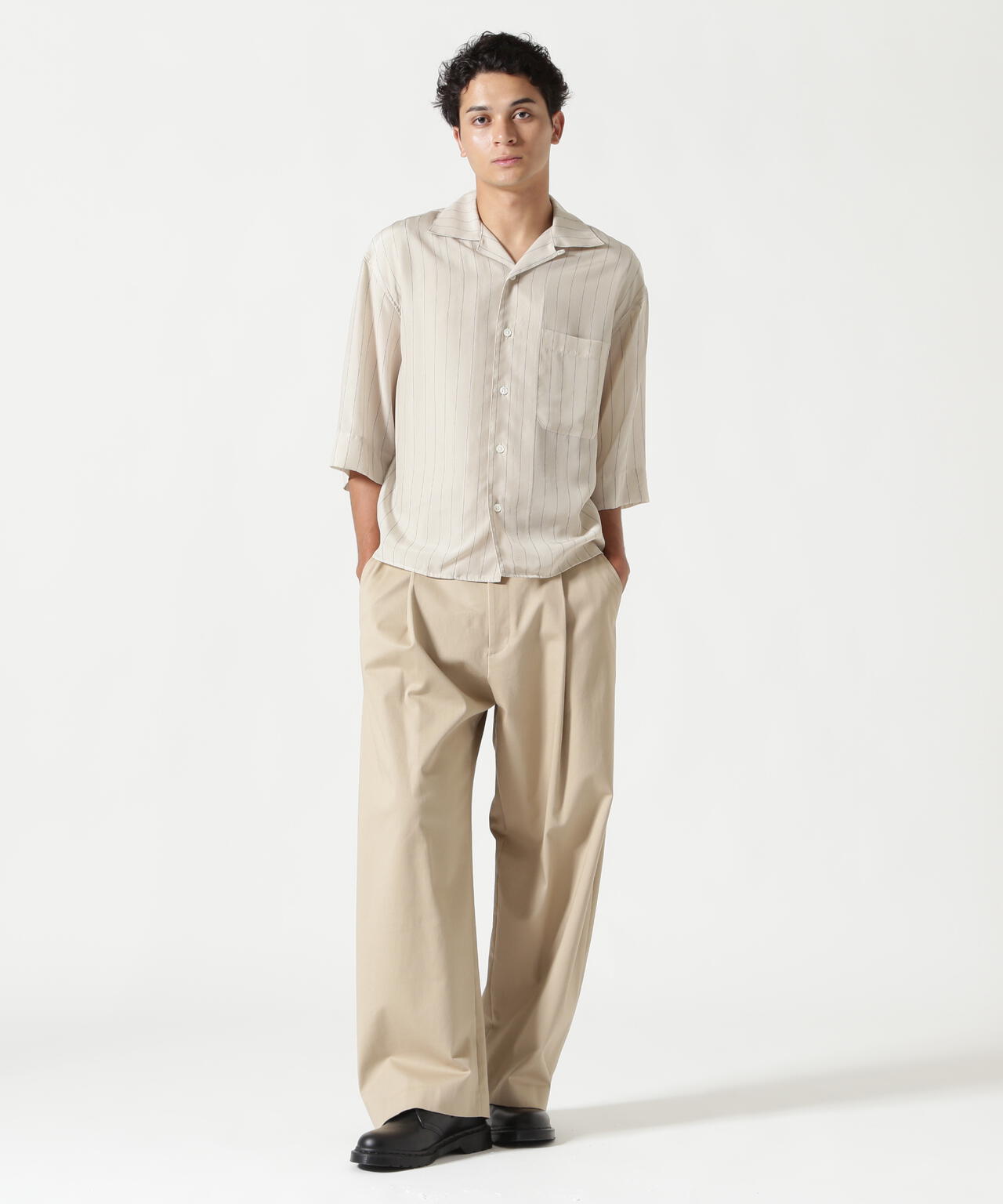 Toironier/トワロニエ/Open-Collar Shirt